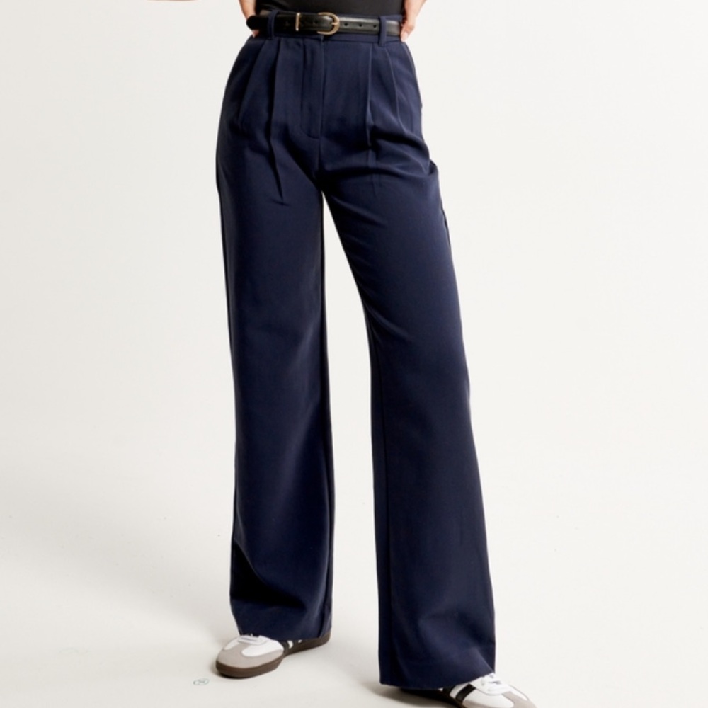 Abercrombie Navy Tailored Pants